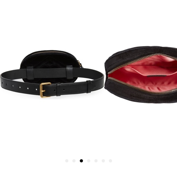 Gucci Black Velvet Belt Bag/Fanny Pack! - Picture 3 of 8